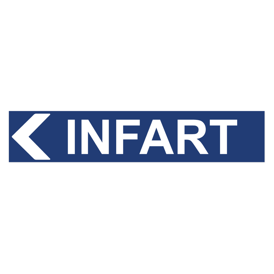 Infart pil vänster-skylten har storleken 750x150mm och tillverkas i materialet Aluminium 0.7mm. Denna standardskylt kan anpassas så att du kan skapa din egen version av skylten.